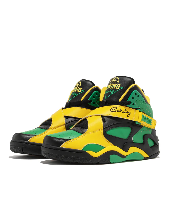 Jamaican Themed store Unisex High Top Sneakers (Green)